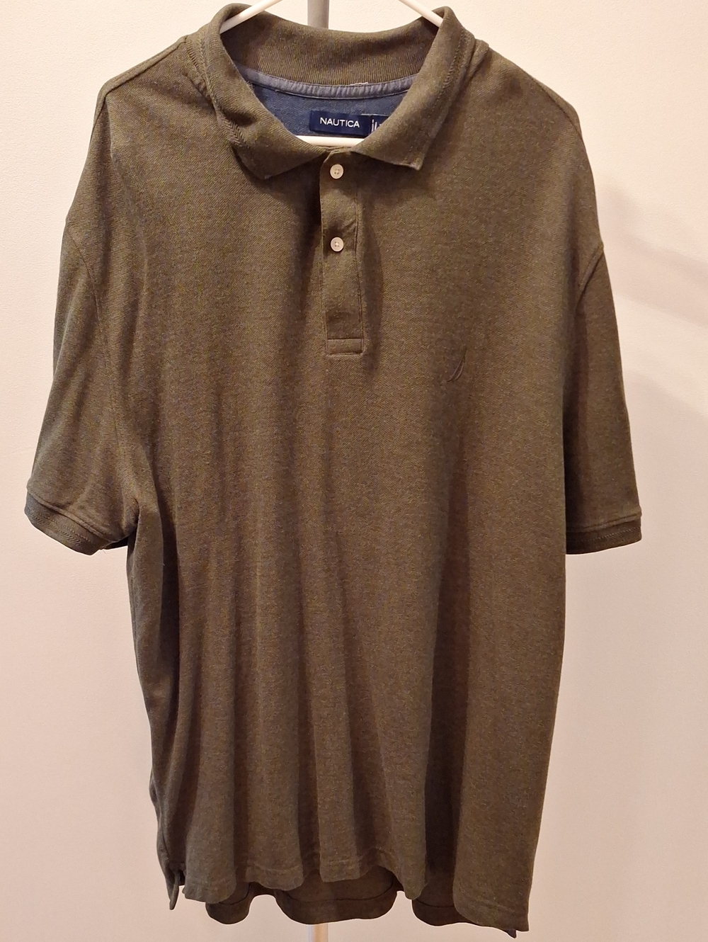 Nautica Men’s Olive Polo Short Sleeve Shirt